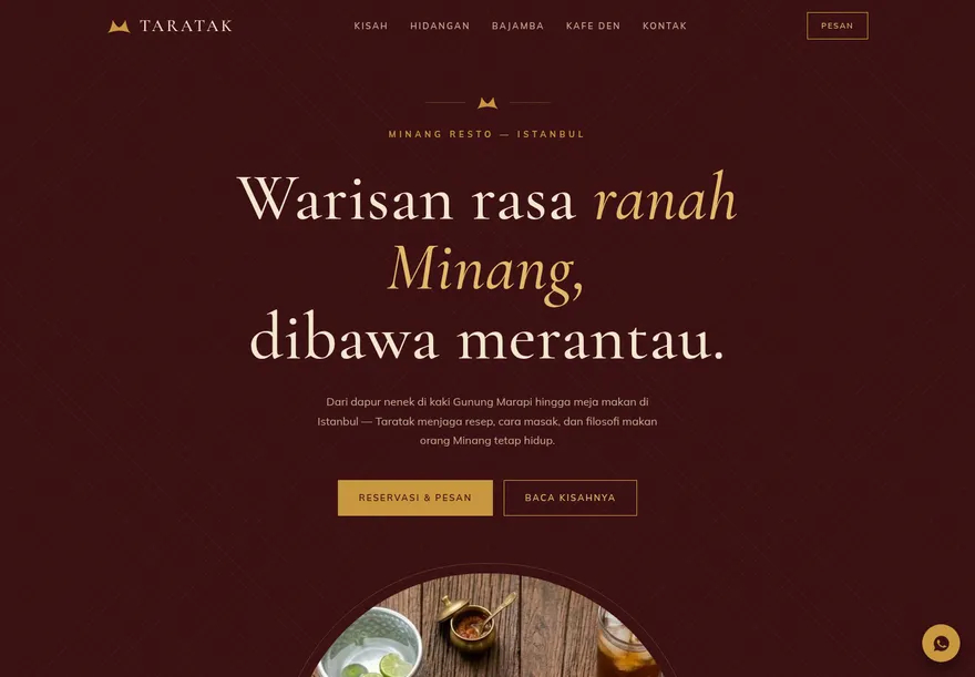 Preview konsep Heritage Minang