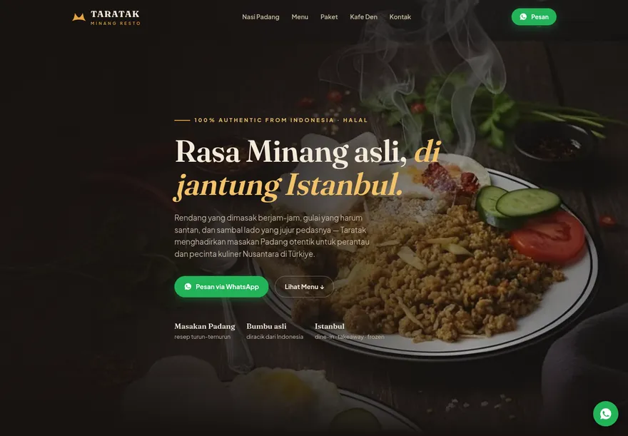 Preview konsep Rustic Premium