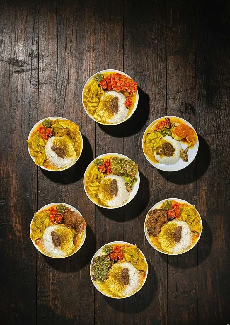 Tujuh varian nasi padang